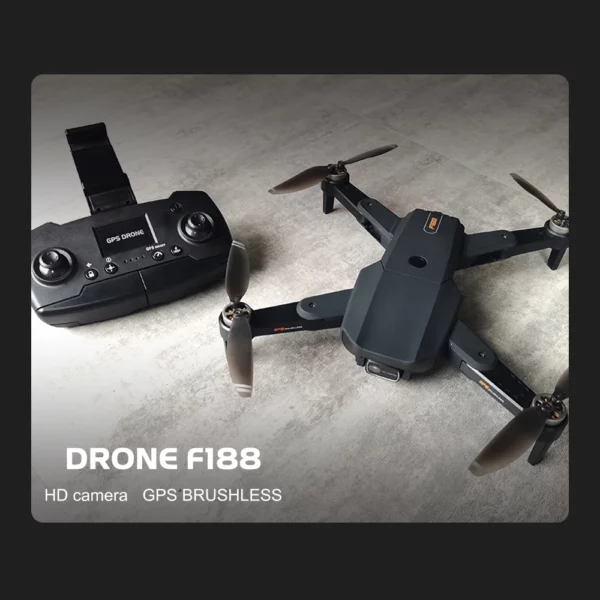 کوادکوپتر F188 6K GPS Drone پک دو باتری