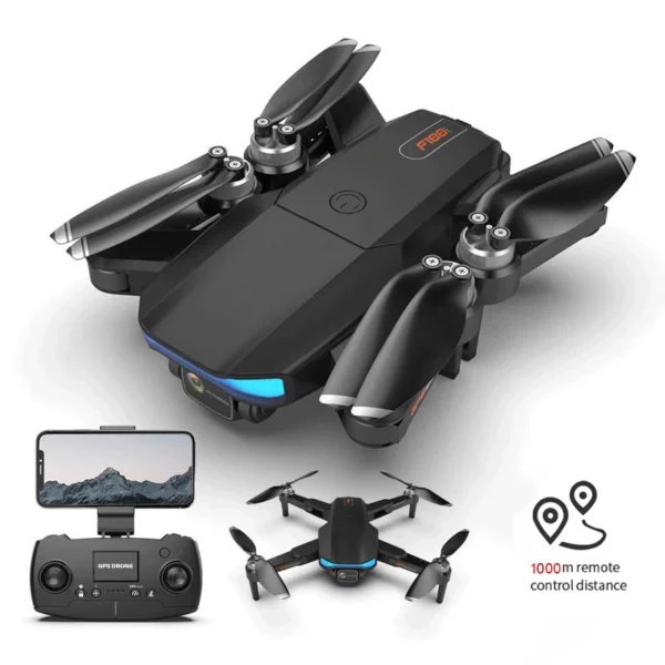 کوادکوپتر F188 6K GPS Drone پک دو باتری