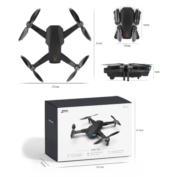 کوادکوپتر F188 6K GPS Drone پک دو باتری