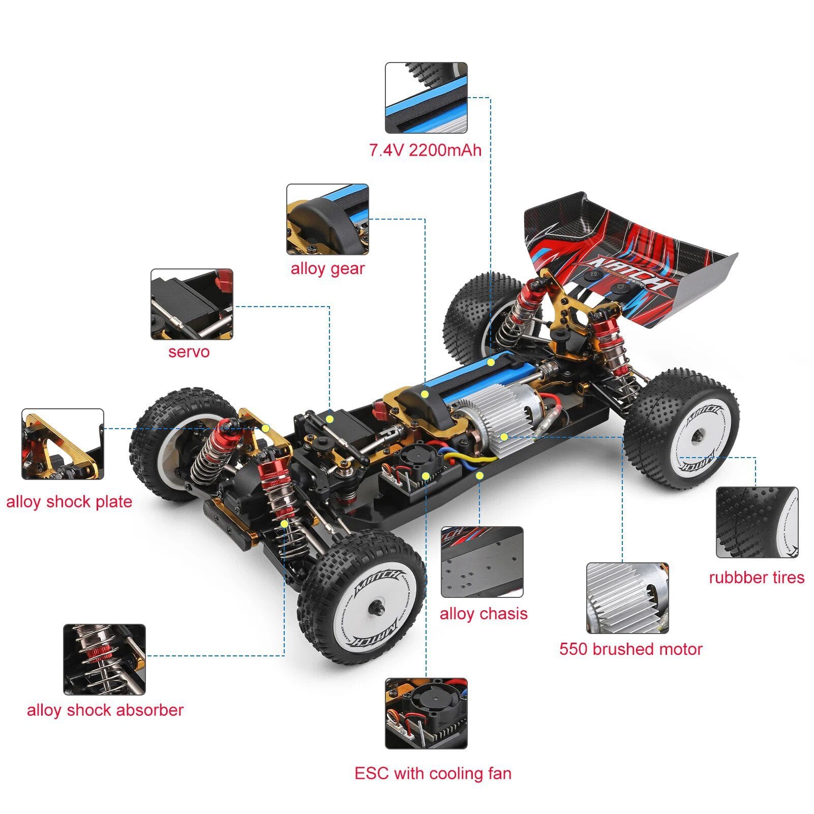 ماشین کنترلی WLTOYS 104001