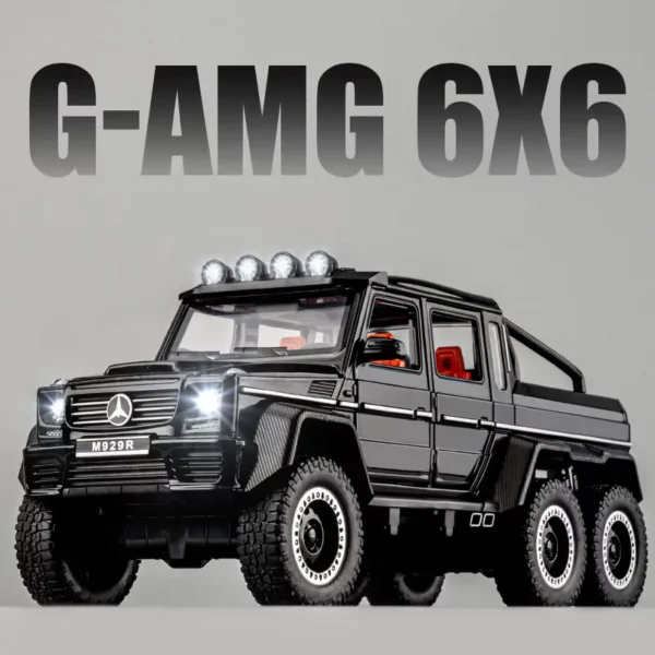 ماکت ماشین مرسدس بنز جی کلاس 6 چرخ G class G63 6x6 AMG