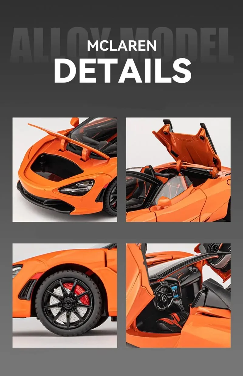 ماکت ماشین مک لارن مدل MCLAREN 720S