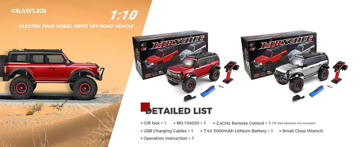 ماشین کنترلی صخره نورد مدل Wltoys 104020